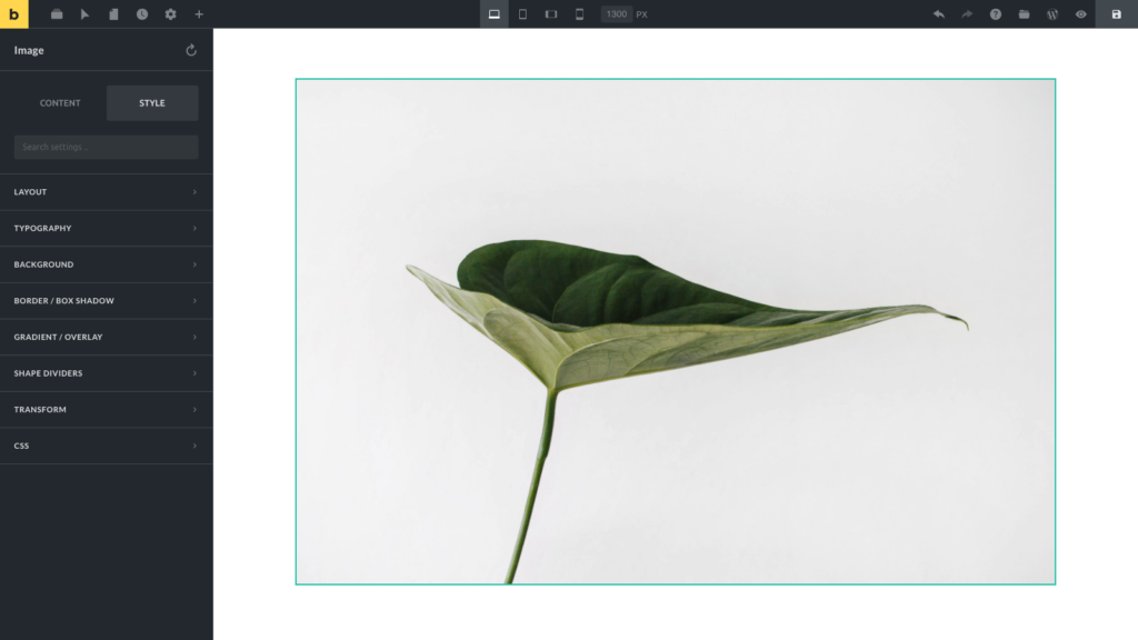 Panel: Style (Tab)